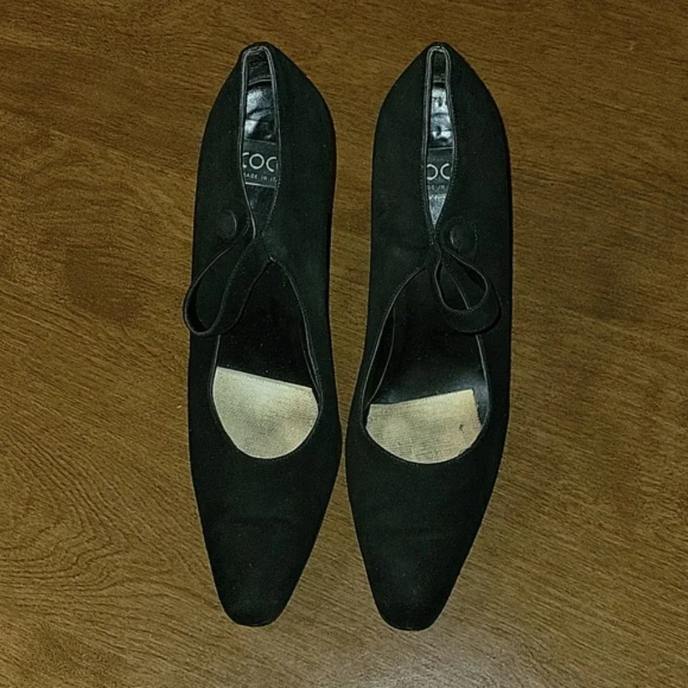 Mary Jane Style Black Heels